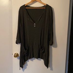 3/4 sleeve tunic top
